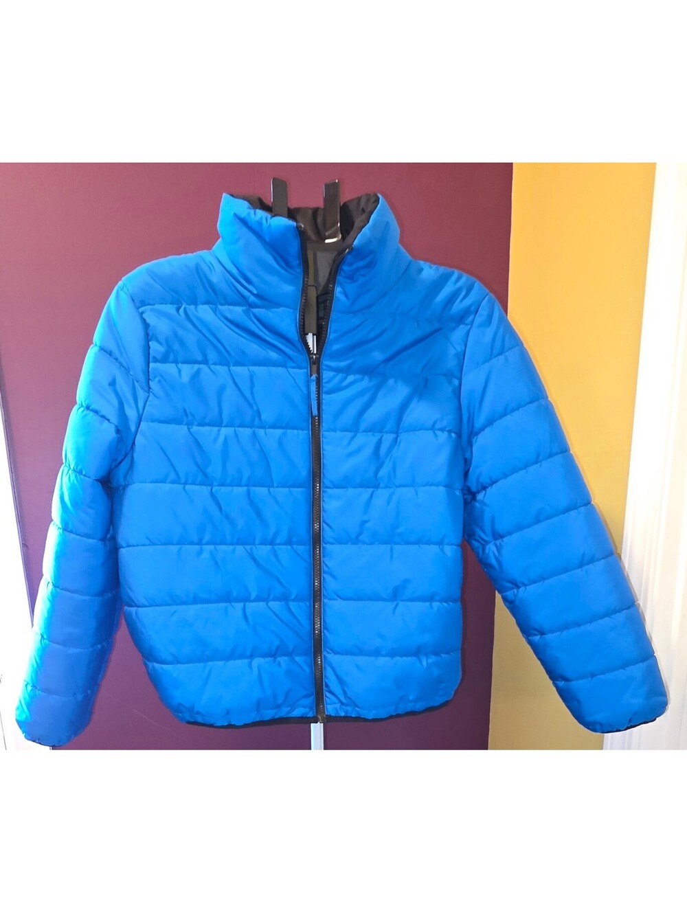 Wild Fable Women's Electric Blue Puffer Jacket XXL